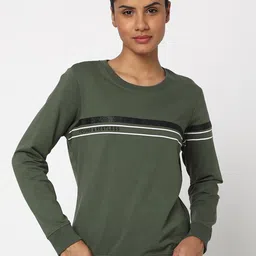 SPYKAR Women Green Sweatshirt-picture-27