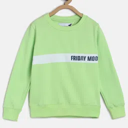 TALES & STORIES Boys Typography Printed Sweatshirt image 1