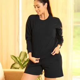 Blissclub Round Neck Cotton Sweatshirt-picture-40