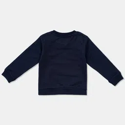R&B Boys Navy Blue Printed Sweatshirt image 4