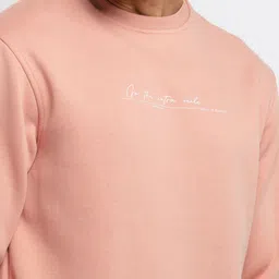 Status Quo Men Pink Sweatshirt image 5
