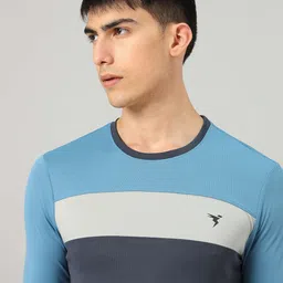 Technosport Men Active Colourblock Dry Fit T-shirt image 3