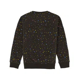 Status Quo Boys Abstract Printed Cotton Sweatshirt image 2