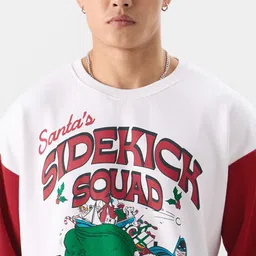 The Souled Store Sidekick Squad Printed Drop Shoulder Long Sleeve Pullover Sweatshirt image 2