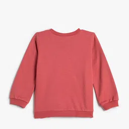 Koton Girls Graphic Printed Pure Cotton Pullover image 3