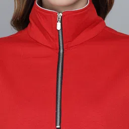 Kotty Women Red Printed Sweatshirt image 2