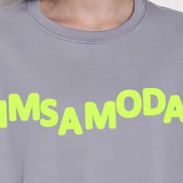 Imsa Moda Typography Printed Sweatshirt image 5