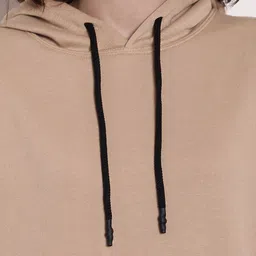 Imsa Moda Typography Printed Hooded Fleece Pullover image 4