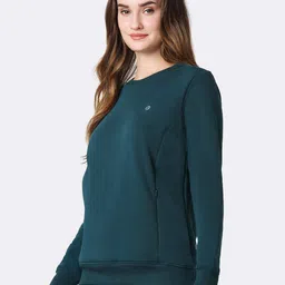 Van Heusen Athleisure Women Crew Neck Long Sleeve Sweatshirt image 3