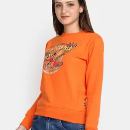 V-Mart Graphic Printed Cotton Fleece Pullover Sweatshirt image 4