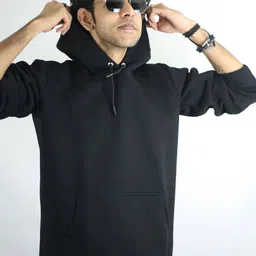 EKSDEE Men Printed Hooded Sweatshirt image 4