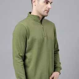 Hancock Mock Collar Anti Odour Fleece Sweatshirt image 3