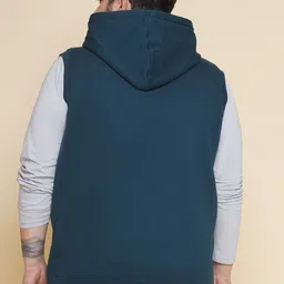John Pride Plus Size Hooded Cotton Front-Open Sweatshirt image 5