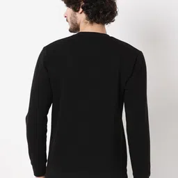 Mufti Abstract Printed Cotton Pullover Sweatshirt image 4