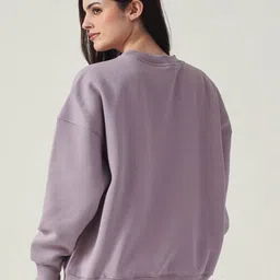 MKH Typography Printed Drop Shoulder Long Sleeve Dry Fit Cotton Pullover Sweatshirt image 5