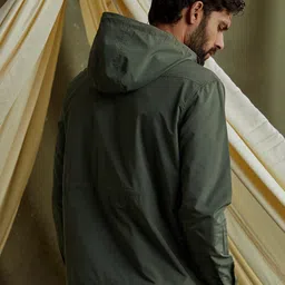 Andamen Full Sleeves Hooded Rapid-Dry Technology Pullover Sweatshirt With Half Zipper image 2