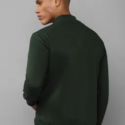Allen Solly Men Olive Green Cotton Sweatshirt image 3