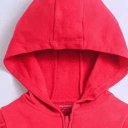 Nino Bambino Kids Hooded Front-Open Cotton Sweatshirt image 5
