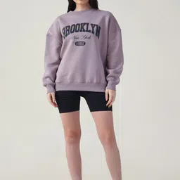 MKH Typography Printed Drop Shoulder Long Sleeve Dry Fit Cotton Pullover Sweatshirt image 4