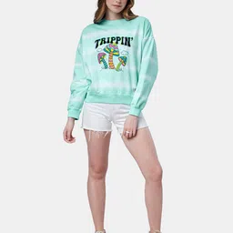 The Souled Store Women Printed Sweatshirt image 3