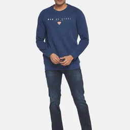 SF JEANS by Pantaloons Typography Printed Long Sleeves Sweatshirt image 5