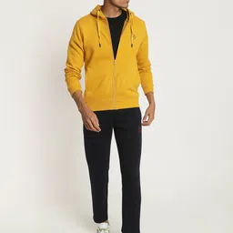 Red Flame Hooded Front open Sweatshirt image 3