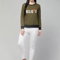 Chemistry Typography Printed Fleece Pullover Sweatshirt image 4