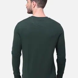 Woods Men Green Solid Sweatshirt image 5