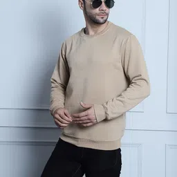 Imsa Moda Round Neck Fleece Pullover Sweatshirt image 2