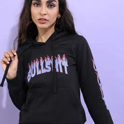 Tokyo Talkies Women Printed Hooded Sweatshirt-image-71