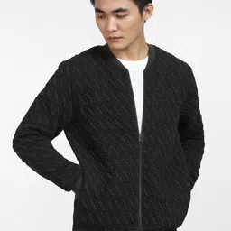 Jack & Jones Men Green Solid Front Open Sweatshirt-picture-45
