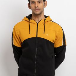 Status Quo Men Mustard Colourblocked Sweatshirt-picture-17