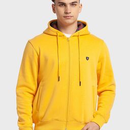ColorPlus Men Hooded Inserted Pockets Knitted Front-Open Sweatshirt-picture-25