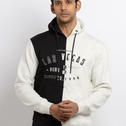 Status Quo Men Black Printed Mix & Match Hooded Sweatshirt-picture-11