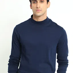 RARE RABBIT Men Mania High Neck Sweatshirt-picture-24