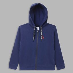 Blue Giraffe Boys Blue Solid Hooded Sweatshirt-picture-27