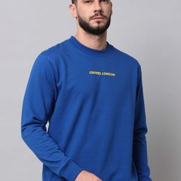 GRIFFEL Men Mustard Sweatshirt-picture-0