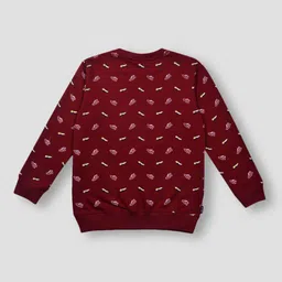 Gini and Jony Boys Red Printed Sweatshirt-picture-23