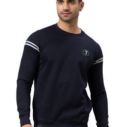 Being Human Men Navy Blue Printed Pullover Sweatshirt-picture-40