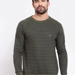 SPORTO Men Striped Sweatshirt-image-5
