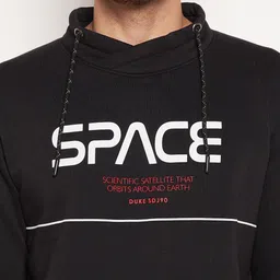 Duke Men Black Printed Sweatshirt image 3