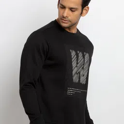 Status Quo Men Black Printed Sweatshirt image 5