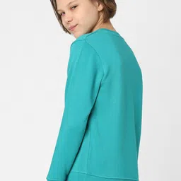 Jack & Jones Junior Boys Green Printed Sweatshirt image 5