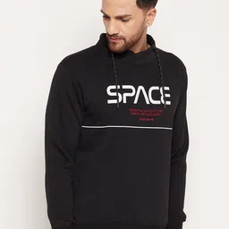 Duke Men Black Printed Sweatshirt image 5