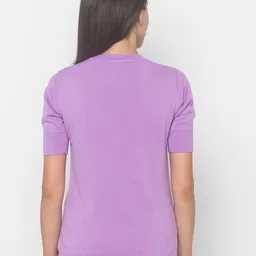 Globus Women Lavender Pullover Sweater image 5