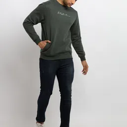 Status Quo Men Green Sweatshirt image 5