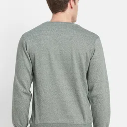 Octave Men Grey Printed Sweatshirt image 5