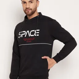 Duke Men Black Printed Sweatshirt image 4