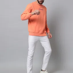 GRIFFEL Men Grey Sweatshirt image 3