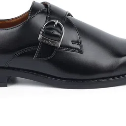louis stitch Black Formal Monk Strap Shoes for Men (SXSM) - UK 8 Outdoors For Men image 4
